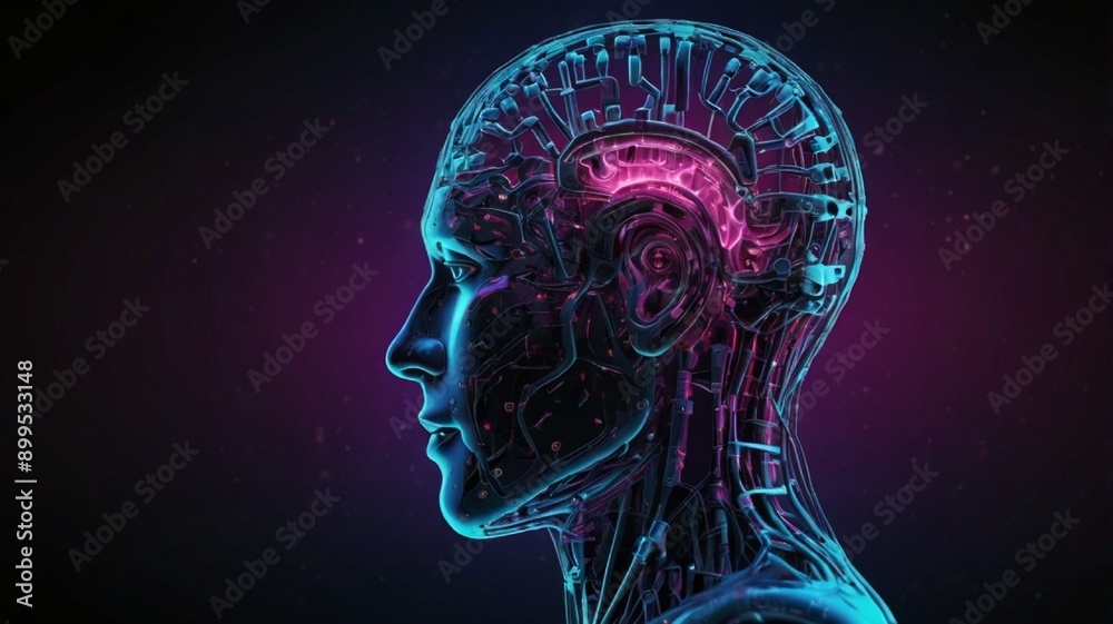 Human Brain with Ai Technology Human Brain with Ai Technology
