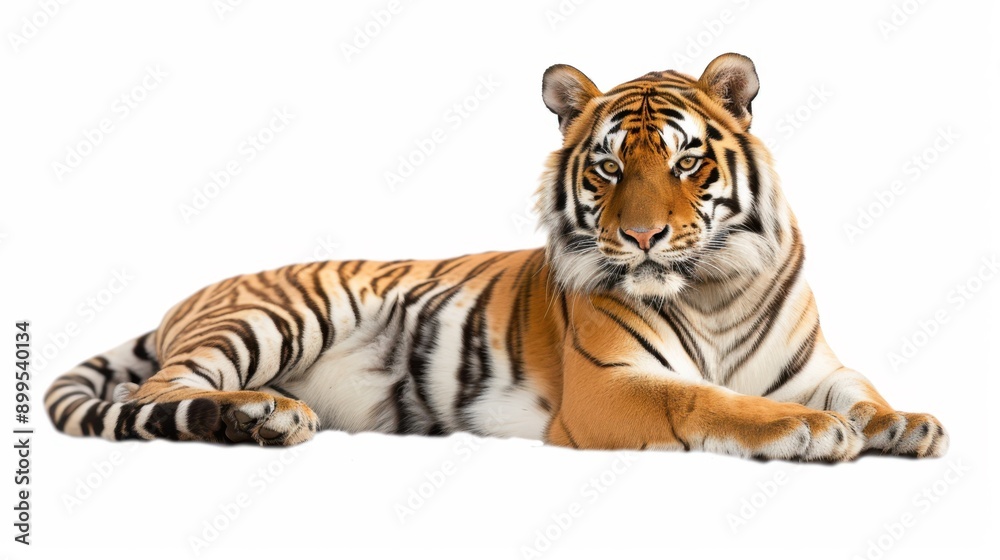 The majestic lounging tiger The majestic lounging tiger
