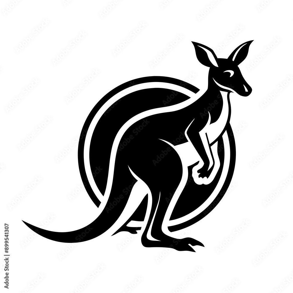 Fototapeta premium Kangaroo Vector