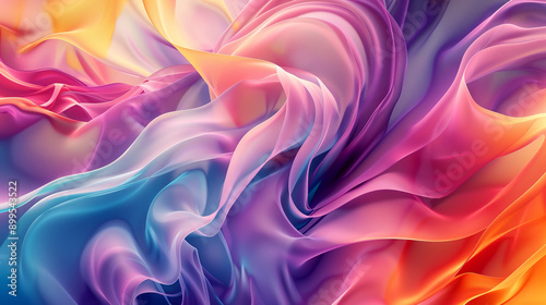 A colorful, swirling background with a blue line in the middle