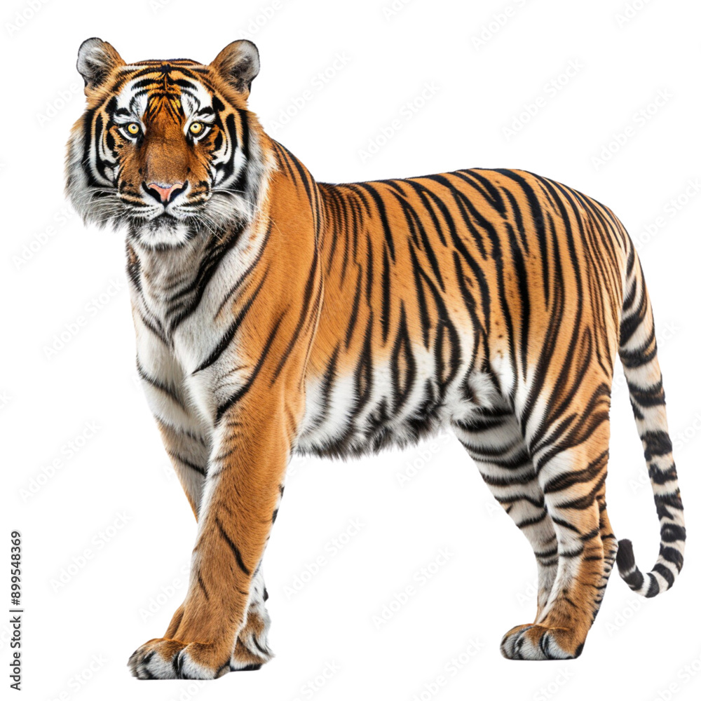 Tiger, isolated, transparent background, white background, no background Tiger, isolated, transparent background, white background, no background