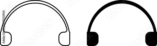 headphones icon vector