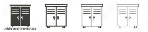 Locker vector icon