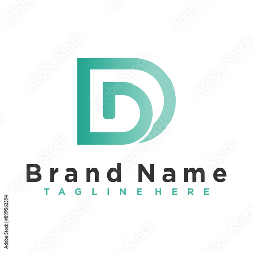 Free Download D letter icon design template Icon Vector Template elements Modern Corporate - GFXLoad