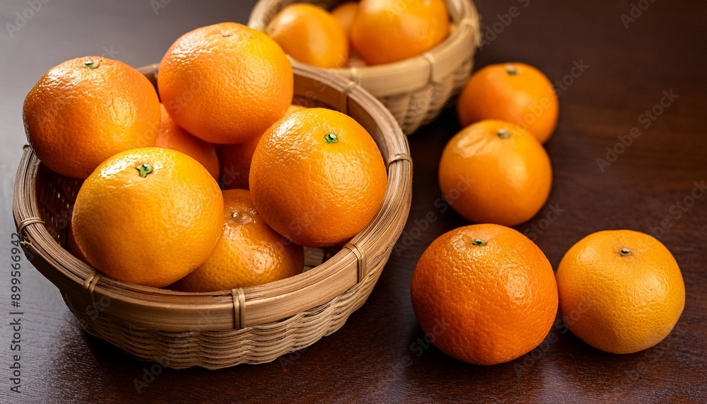 Fresh oranges for refreshing drinks.
