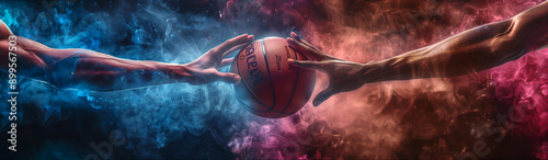 Basketball sports banner, basketball VS banner, basketball players game banner, sport banner