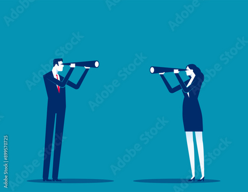 Finding and analyzing competitor business goals. Predicting each other