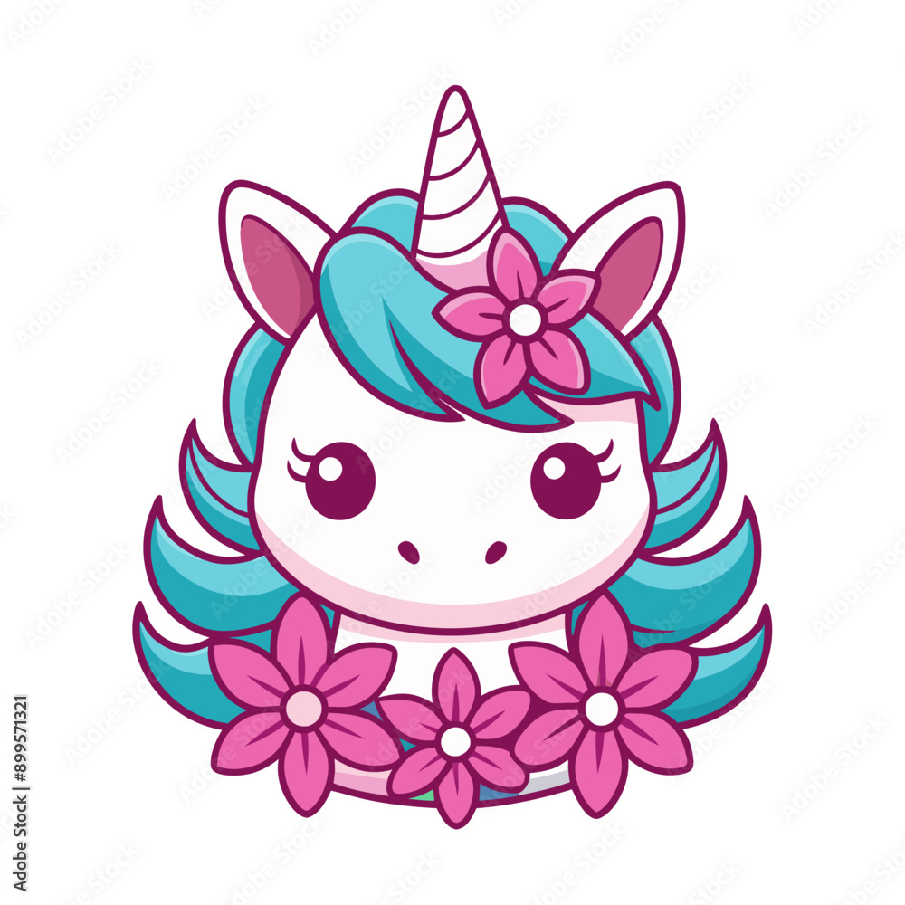 Cute floral unicorn Cute floral unicorn