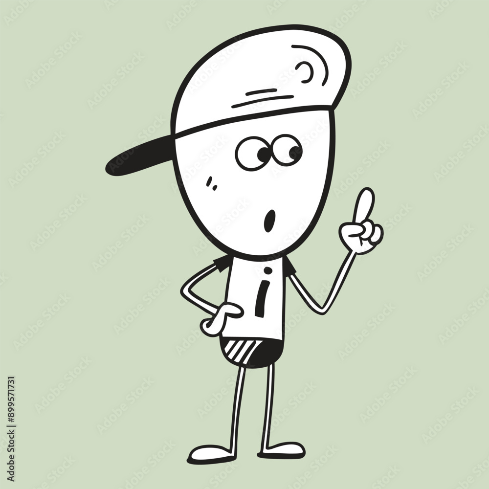 Doodle art vector illustration of man, perfect for digital projects and designs. Doodle art vector illustration of man, perfect for digital projects and designs.