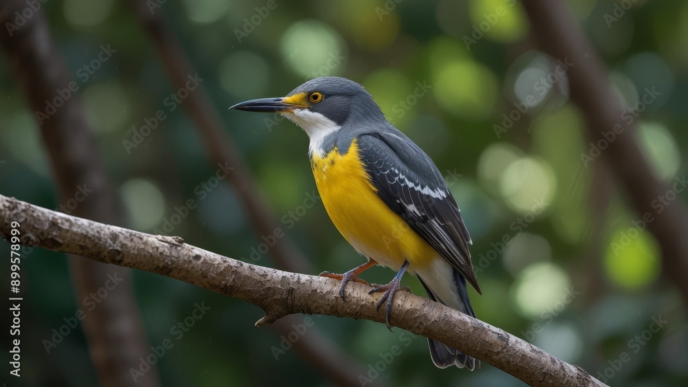 Vibrant Bird Perched on a Branch Vibrant Bird Perched on a Branch