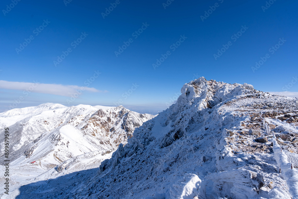 Fototapeta premium 厳冬期の那須岳