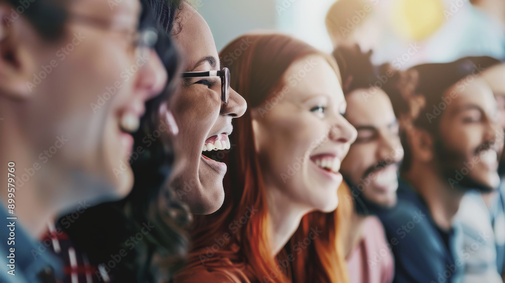 A close-up of a group of diverse friends sharing a joyful moment with bright smiles, reflecting a genuine connection and happiness. A close-up of a group of diverse friends sharing a joyful moment with bright smiles, reflecting a genuine connection and happiness.