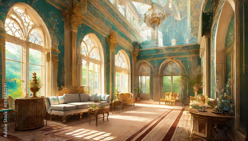 Fototapeta premium interior of room