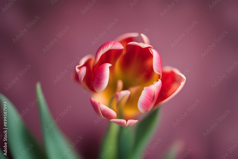 Tulip flower bokeh background, Ai Generated Tulip flower bokeh background, Ai Generated
