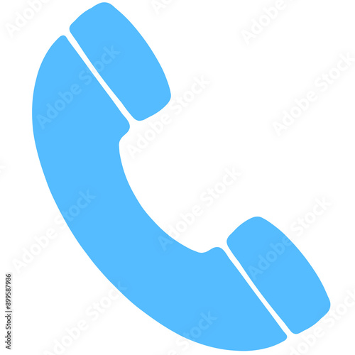 blue phone call icon