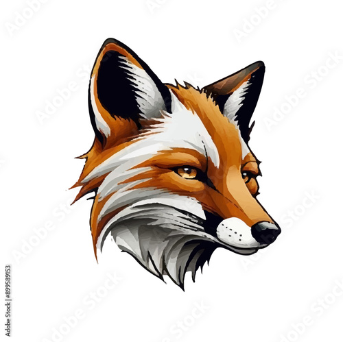 Fox Logo, 3d Fox logo, Fox hed
