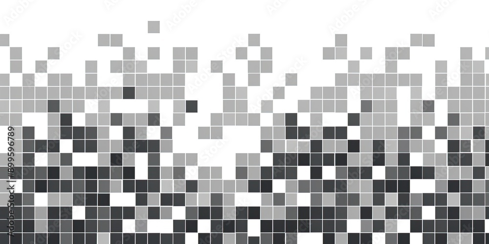 Pixelated Grayscale Abstract Art Pixelated Grayscale Abstract Art