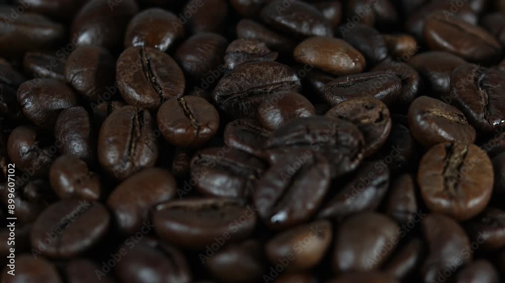 high angle of coffee beans spins and rotate.
high angle of coffee beans spins and rotate.