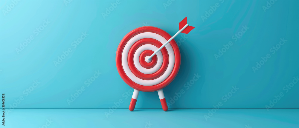 Explore a flat design illustration showcasing business goals, clear targets, and progress arrows, perfect for corporate presentations and strategy planning. Explore a flat design illustration showcasing business goals, clear targets, and progress arrows, perfect for corporate presentations and strategy planning.