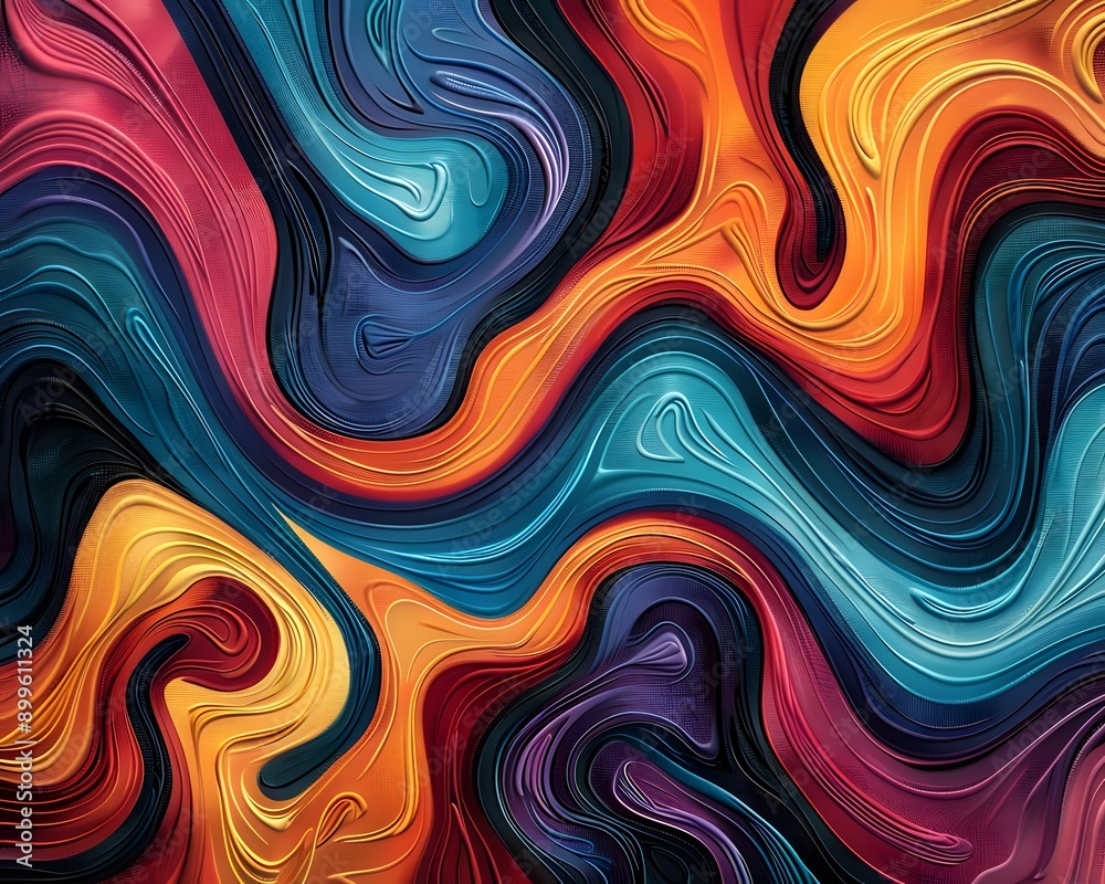 Colorful swirling patterns background Colorful swirling patterns background