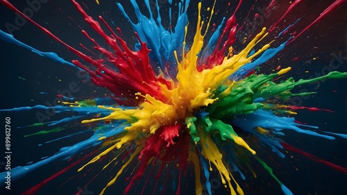 Explosive Farben: Ein visuelles Feuerwerk