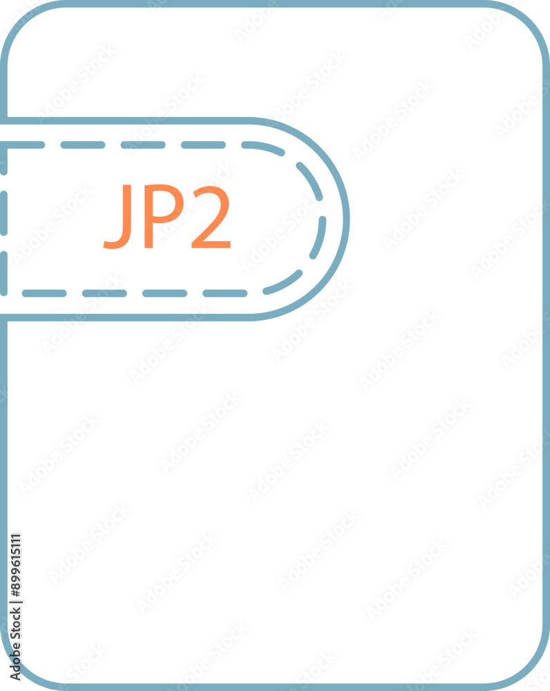 JP2 File icon thick black outline JP2 File icon thick black outline
