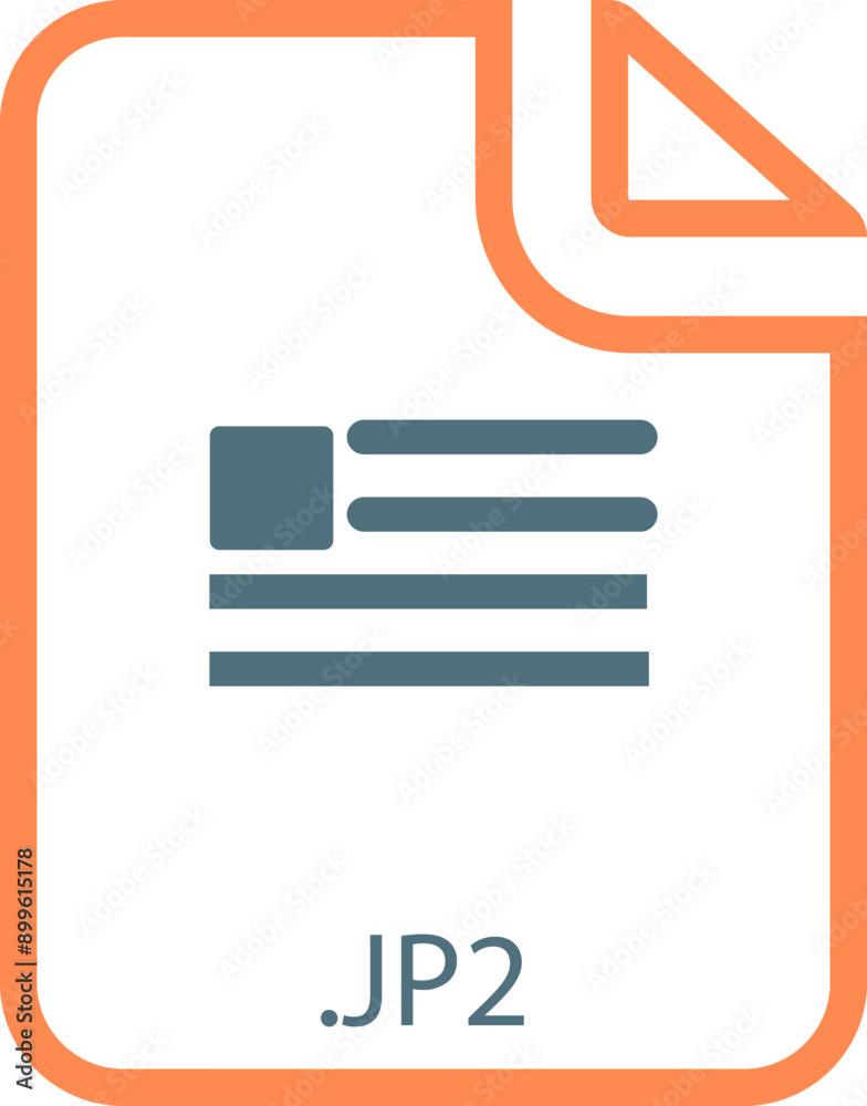 JP2 File icon with symbols JP2 File icon with symbols
