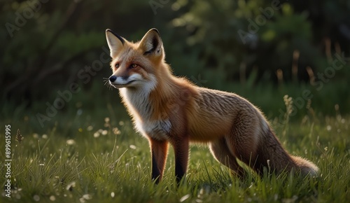 Majestic Red Fox in Nature © Василь Тігай