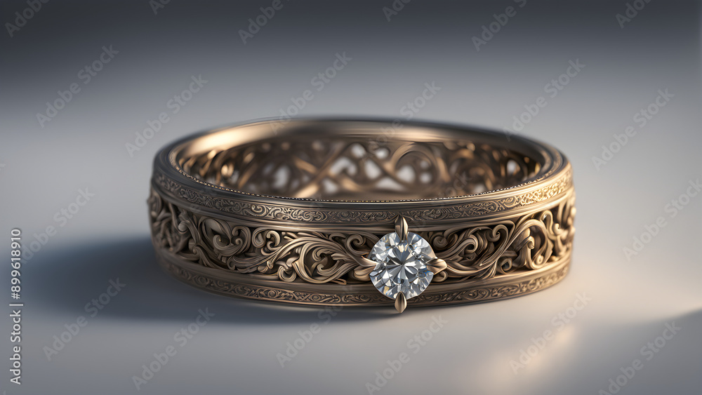 Close-up a beautiful ring Close-up a beautiful ring