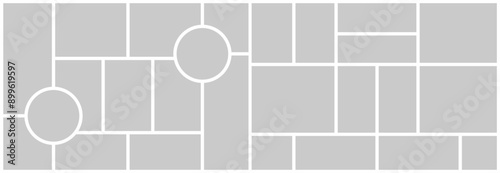 Pictures or photos frame collage abstract photo frames and digital photo wall template