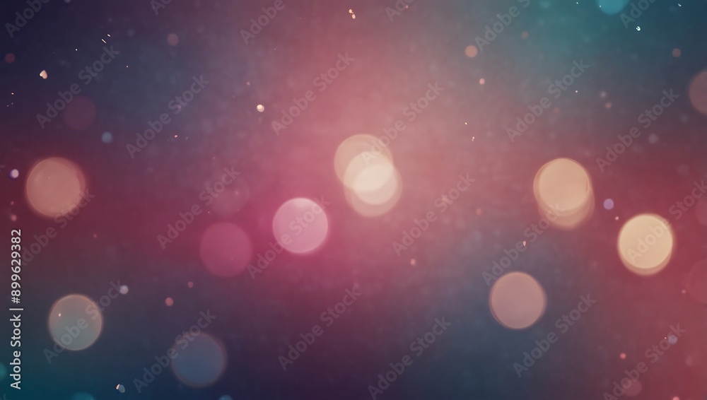 Bokeh lights on a pink to blue gradient background. Bokeh lights on a pink to blue gradient background.