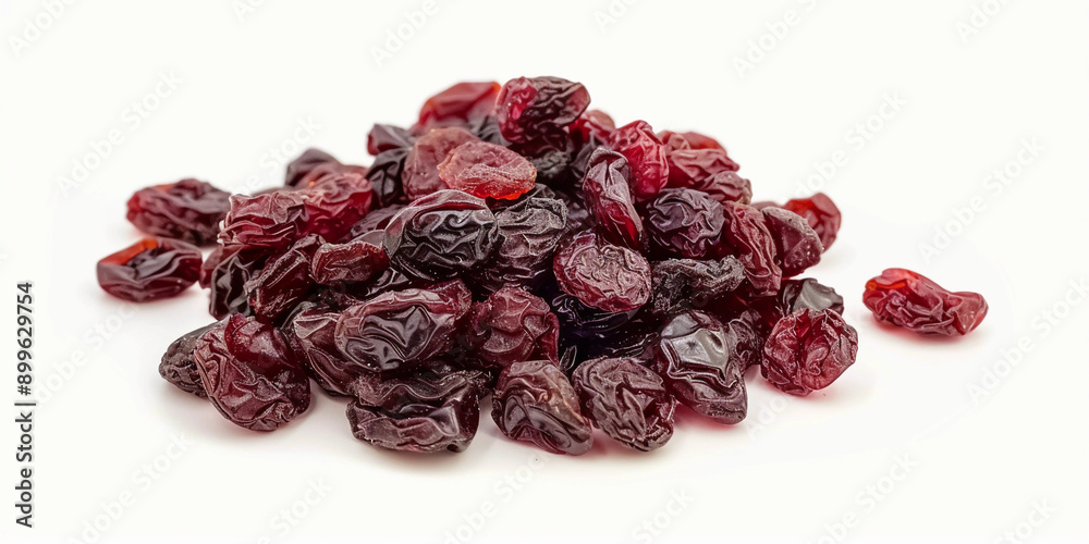 Heap of Dried raisins isolated on white background, dried grapes harvest pile Heap of Dried raisins isolated on white background, dried grapes harvest pile