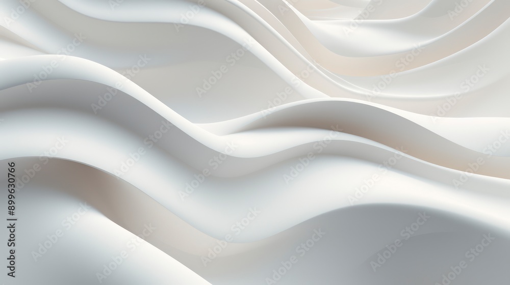 Abstract wavy background. 3d illustration.