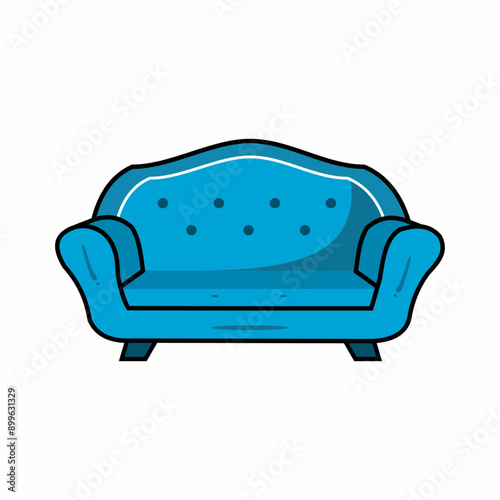 vector wooden interior furniture sofa in modern style, sofa furnitur interior kayu vektor dalam gaya modern.eps