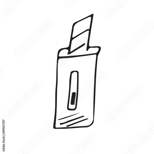 axe. saw. a hammer. blade. the tool. vector. doodle