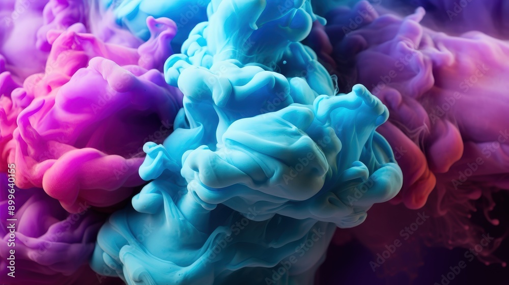 Obraz premium Abstract Swirling Colors