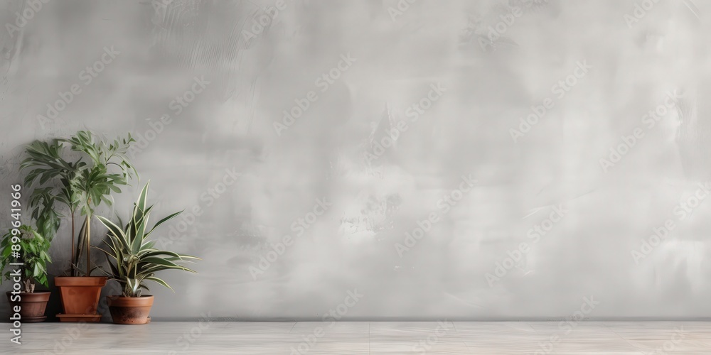 Minimalist Interior with Plants