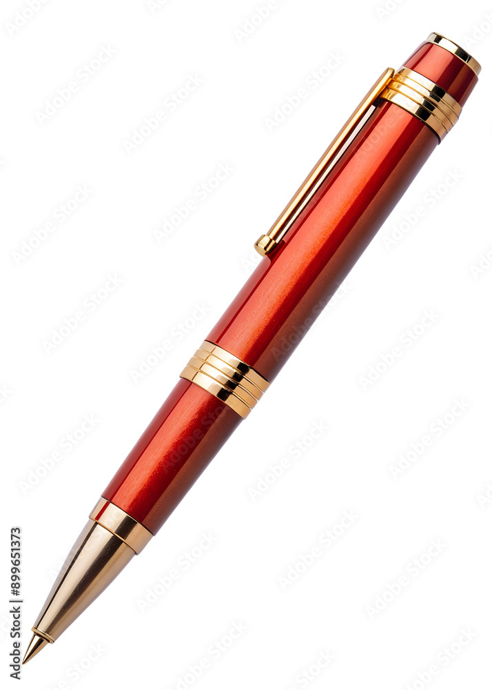 red pen isolated on white transparent background, png element clipart red pen isolated on white transparent background, png element clipart