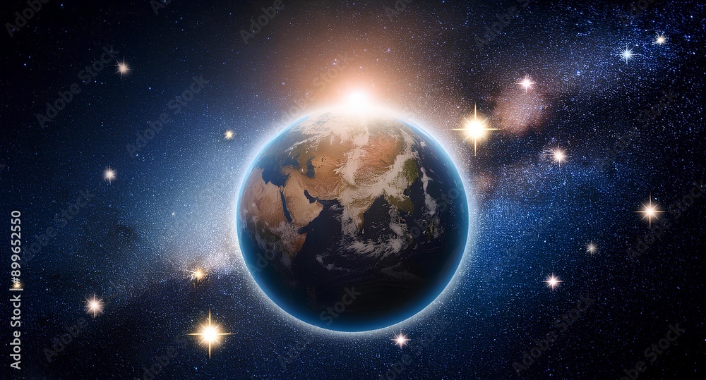 Fototapeta premium earth in space