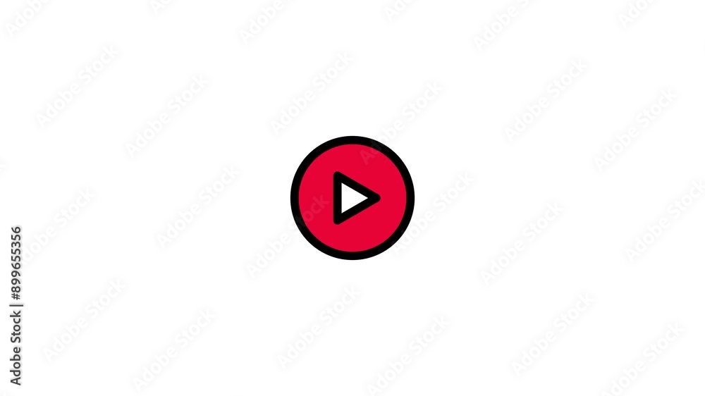 Play and pause icon animation, Animated play and pause button, 4K video. Play and pause icon animation, Animated play and pause button, 4K video.