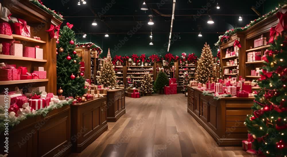 Christmas decoration store. Christmas decoration store.