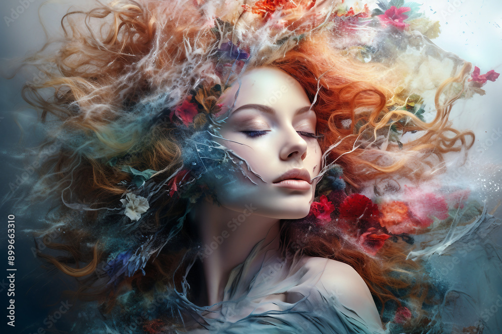 World Earth Day, Generative AI ecology protection concept, human responsibility World Earth Day, Generative AI ecology protection concept, human responsibility