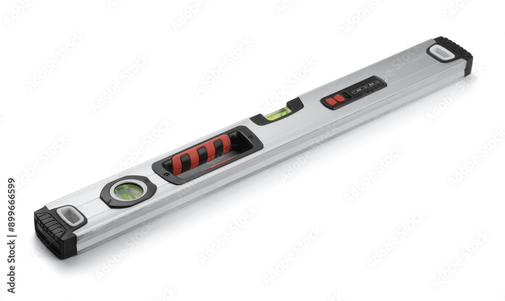 Silver spirit level tool Silver spirit level tool