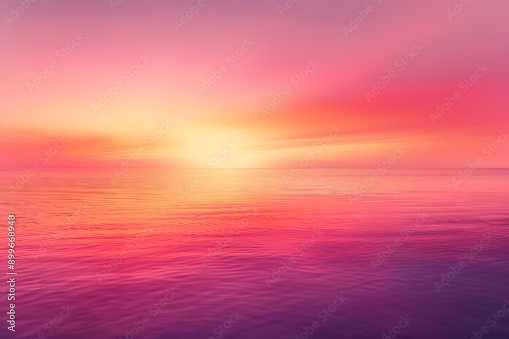 Tranquility at Sunset. Abstract background with a smooth gradient of sunset colors Tranquility at Sunset. Abstract background with a smooth gradient of sunset colors