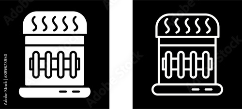 Gas Heater Vector Icon