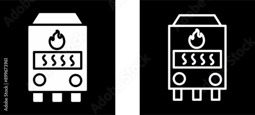 Gas Furnace Vector Icon