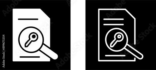 Keywording Vector Icon