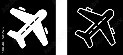 Plane Flying Vector Icon