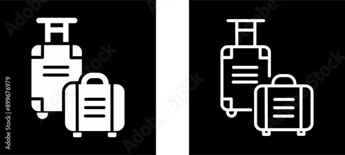 Luggage Bag Vector Icon