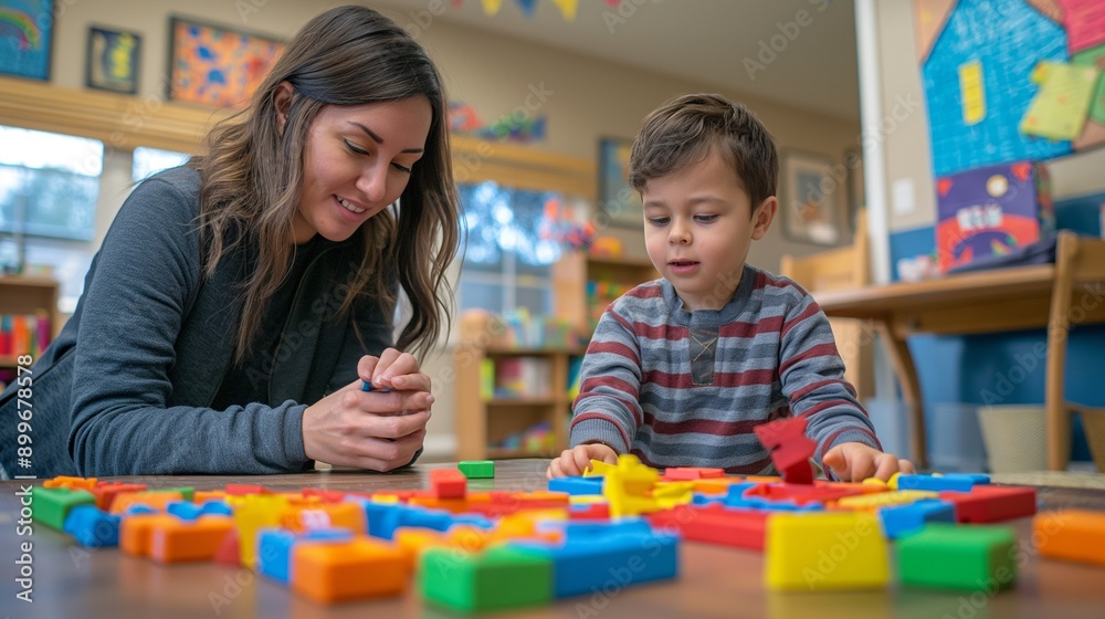 speech-language pathologist working with a child who has difficulty speaking and understanding language speech-language pathologist working with a child who has difficulty speaking and understanding language